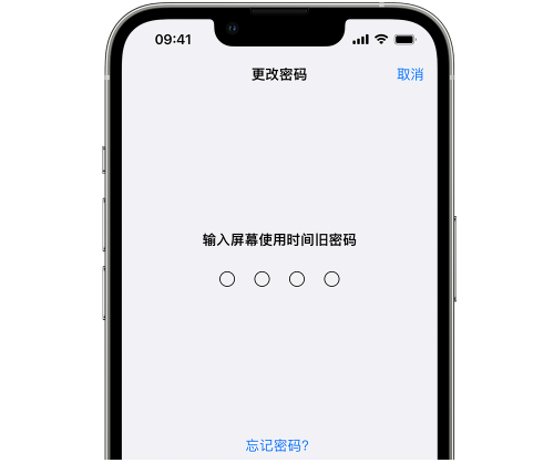 黎安镇iPhone屏幕维修分享iPhone屏幕使用时间密码忘记了怎么办 