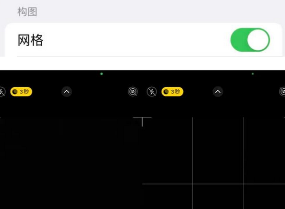 黎安镇苹果手机维修网点分享iPhone如何开启九宫格构图功能
