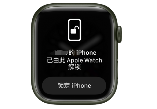 黎安镇苹果手机维修分享用 AppleWatch 解锁配备面容 ID 的 iPhone方法 