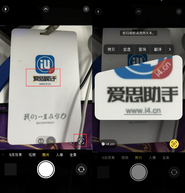 黎安镇苹果手机维修分享升级iOS 16后如何通过相机翻译文本 