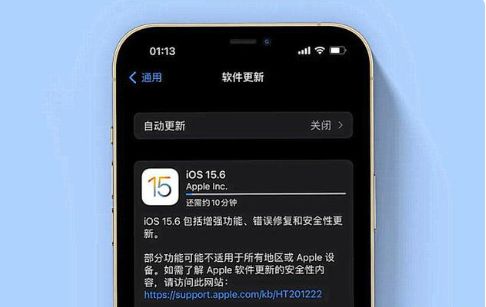 黎安镇苹果手机维修分享iOS 15.6续航怎么样 