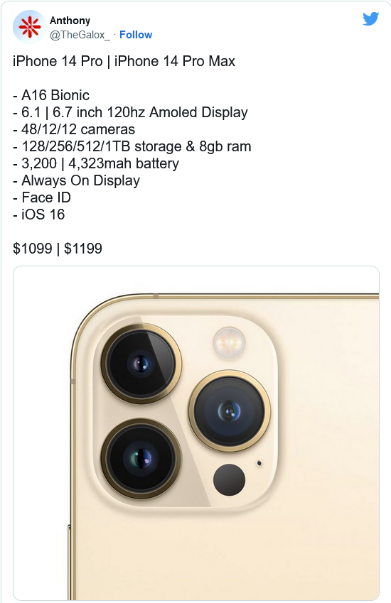 黎安镇苹果14维修分享iPhone 14全系涨价 