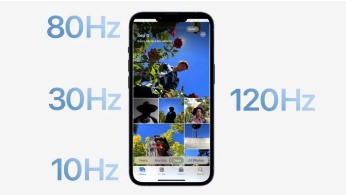 黎安镇苹果14维修分享iPhone 14有高刷吗 