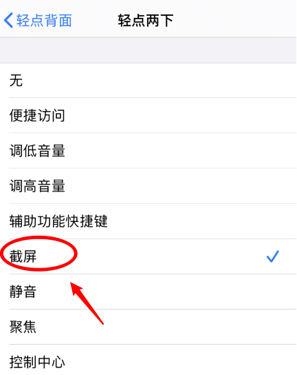 黎安镇苹果手机维修分享iPhone12如何启用双击截屏 